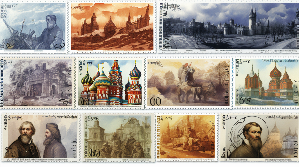 Листы марок России купить